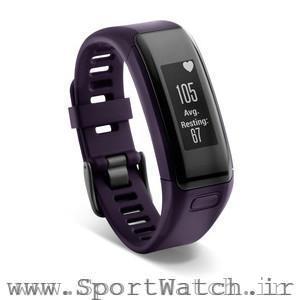 ساعت ورزشی گارمین Vivosmart HR Imperial Purple