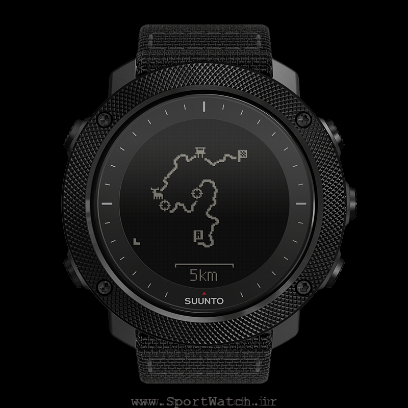 SS022469000 Suunto Traverse Alpha Stealth - View Route with shots