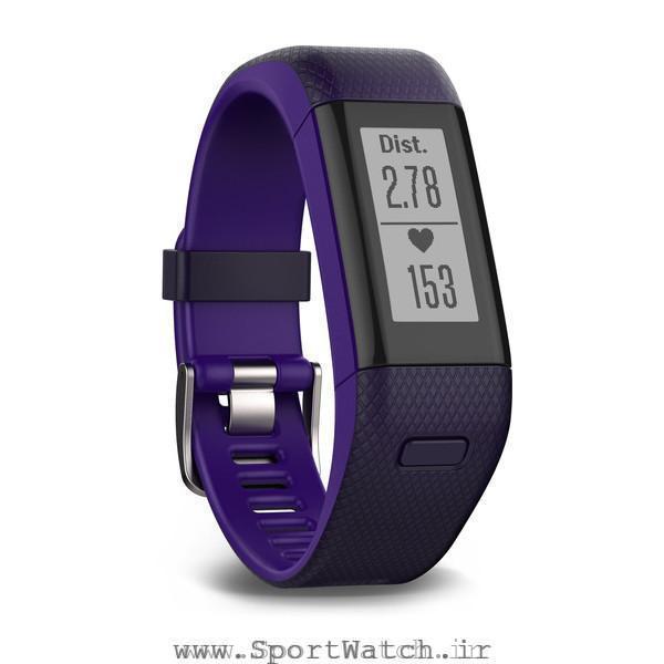 ساعت هوشمند گارمین Vivosmart HR+ Imperial Purple Kona Purple