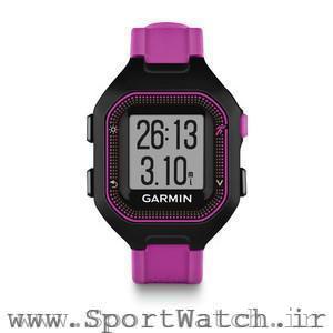 Forerunner 25 Black Purple Watch Only