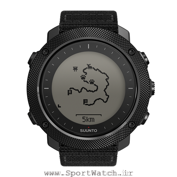 SS022469000 Suunto Traverse Alpha Stealth - Route with POI