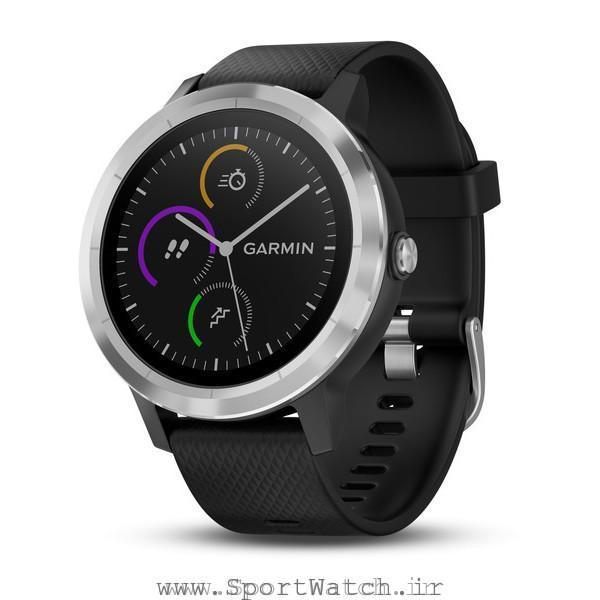 VivoActive 3 Black with Stainless Hardware