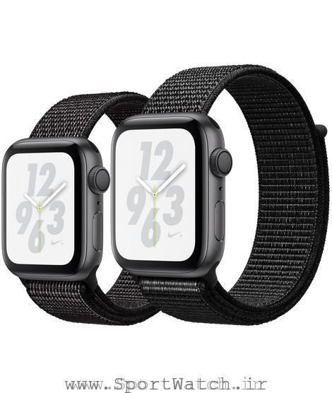 Apple Watch Nike Space Gray Aluminum Case with Black Nike Sport Loop