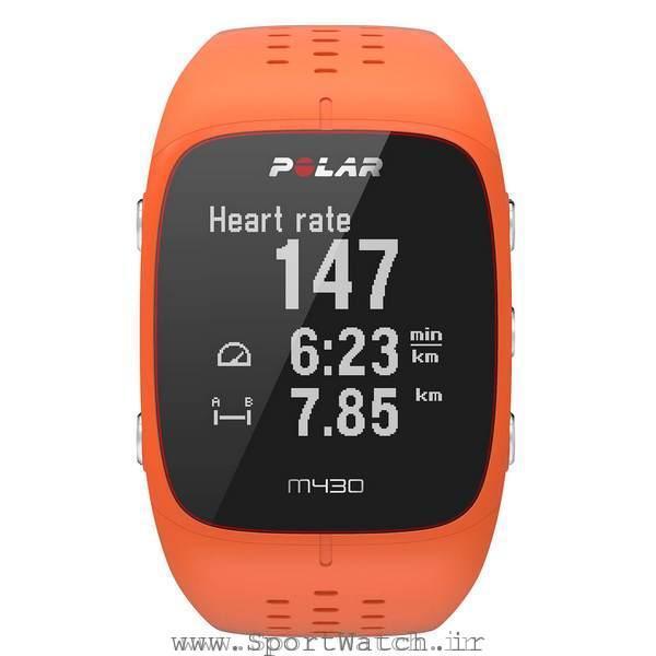 ساعت ورزشی پلارpolar m430 نارنجی
